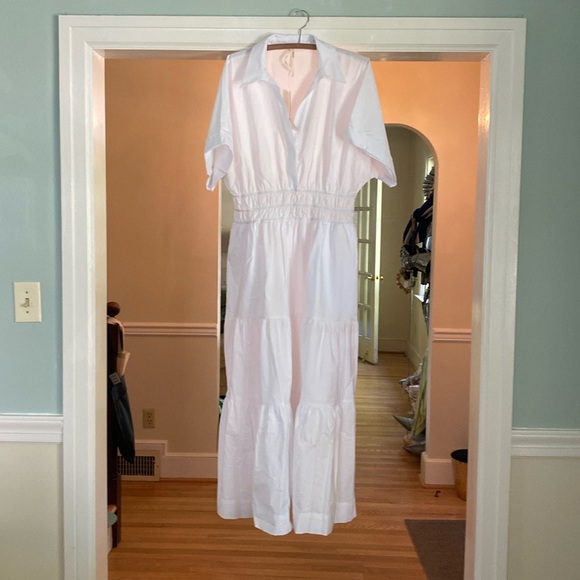 Anthropologie Dresses & Skirts - Anthropologie Sumerset Maxi Shirt Dress Edition in white, size large